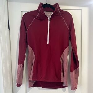 Under Armour Maroon Quarter-Zip Pullover